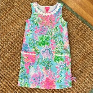 NWOT Lilly Pulitzer knit shift dress little Lilly size 8-10